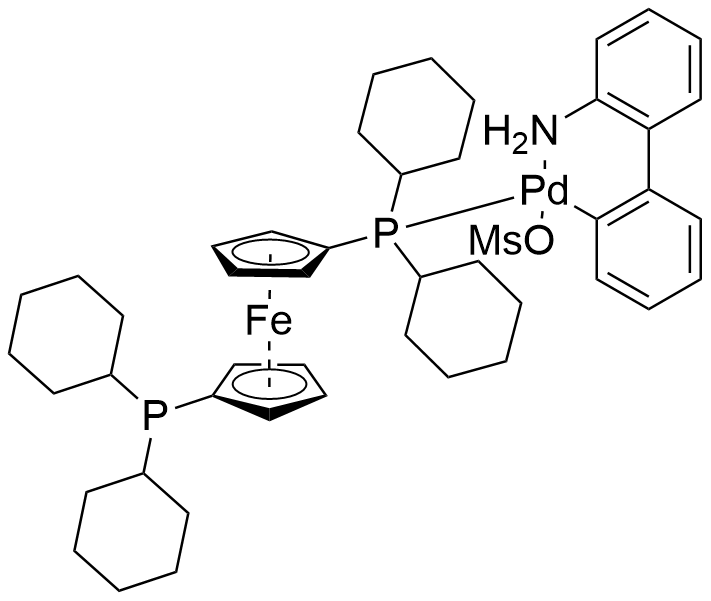 (2'-氨基-1,1'-联苯-2-基)[1-(二环己基膦基)-1'-(二环己基膦基)二茂铁]甲磺酸钯(II)四氢呋喃络合物