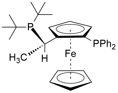 (S)-(+)-1-[(Rp)-2-(二苯基膦)二茂铁基]乙基二叔丁基膦