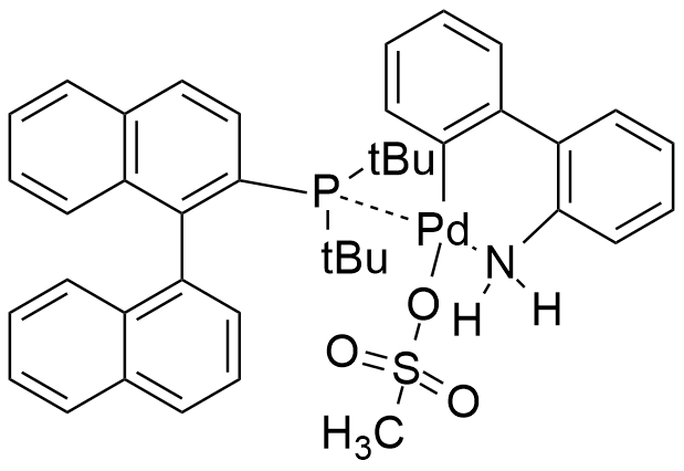 甲磺酸盐[2-(二叔丁基膦)-1,1'-联萘](2'-氨基-1,1'-联苯-2-基)钯(II)