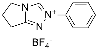 6,7-二氢-2-苯基-5H-吡咯并[2,1-c-]-1,2,4-三唑鎓四氟硼酸盐