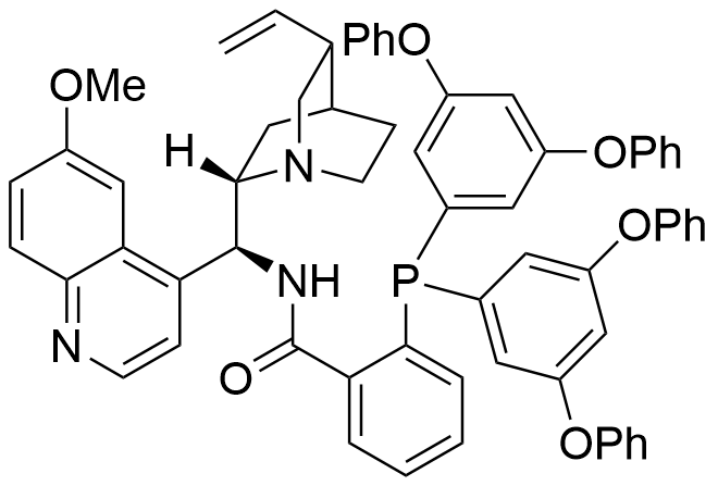 Benzamide, 2-[bis(3,5-diphenoxyphenyl)phosphino]-N-[(8α,9S)-6′-methoxycinchonan-9-yl]- (ACI)