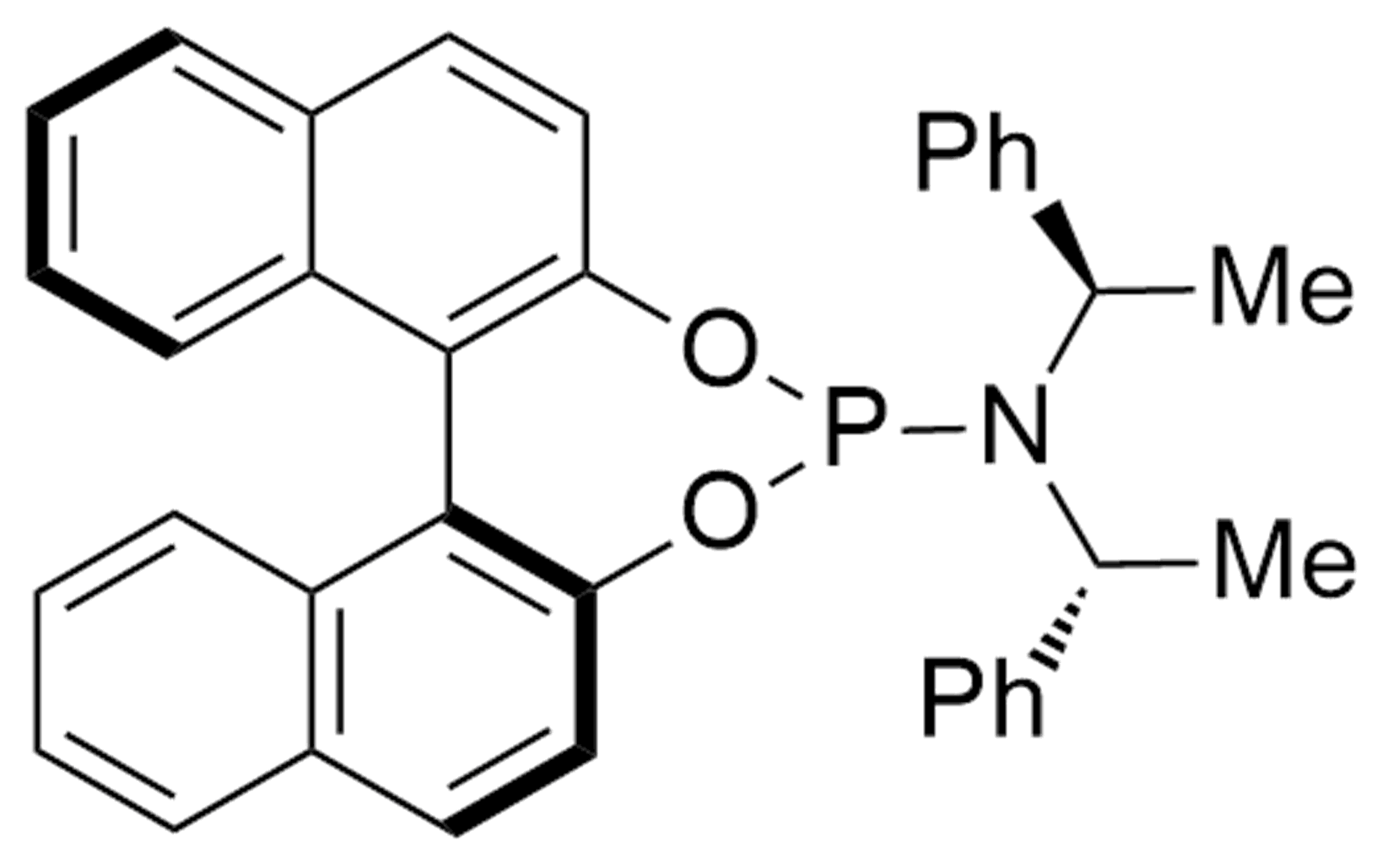 (S,R,R)-(3,5-二氧杂-4-磷杂环庚二烯并[2,1-a:3,4-a']二萘-4-基)二(1-苯基乙基)胺二氯甲烷络合物