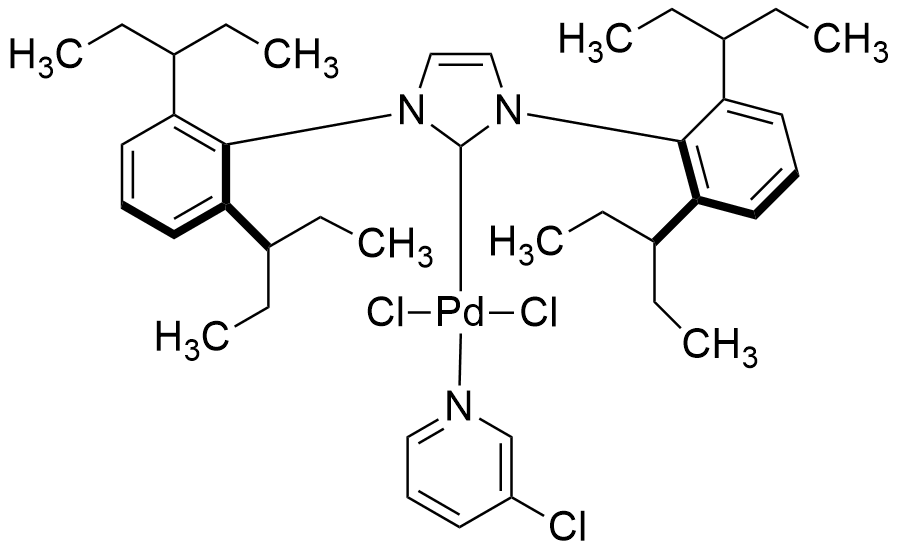 [1,3-双(2,6-二-3-戊基苯基)咪唑-2-亚基](3-氯吡啶基)二氯化钯(II)