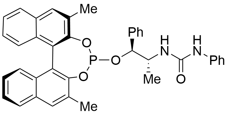 1-{(1S,2R)-1-[(11bR)-2,6-二甲基二萘酚[2,1-d:1',2'-f][1,3,2]二氧磷杂七-4-基氧基]-1-苯基丙-2-基}-3-苯基脲