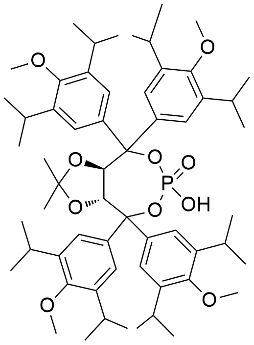 (3aR,8aR)-4,4,8,8-tetrakis(3,5-diisopropyl-4-methoxyphenyl)-6-hydroxy-2,2-dimethyltetrahydro-[1,3]dioxolo[4,5-e][1,3,2]dioxaphosphepine 6-oxide