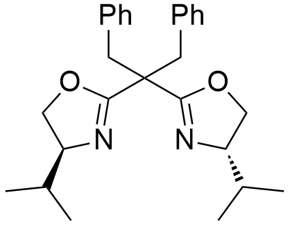 (4S,​4'S)​-2,​2'-​[2-Phenyl-​1-​(phenylmethyl)​ethylidene]​bis[4-​(1-​methylethyl)​-​4,​5-​dihydrooxazole]