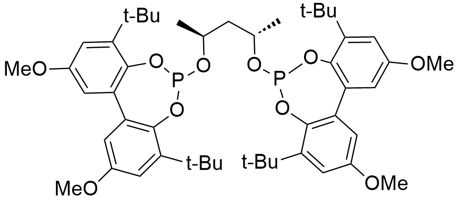 (-)-6,6'-{[(1S,3S)-1,3-二甲基-1,3-丙二基]双(氧基)}双[4,8-双(叔丁基)-2,10-二甲氧基-联苯并[d,f][1,3,2]二氧磷杂环戊烷]