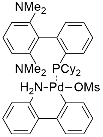 甲磺酸(2-二环己基膦-2',6'-双(二甲氨基)-1,1'-联苯基)(2'-甲氨-1,1'-联苯-2-基)钯(II)