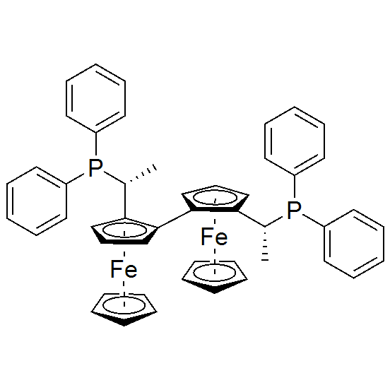 (1R,1′′R)-2,2′′-双[(1R)-1-(二苯基膦)乙基]-1,1′′-双二茂铁