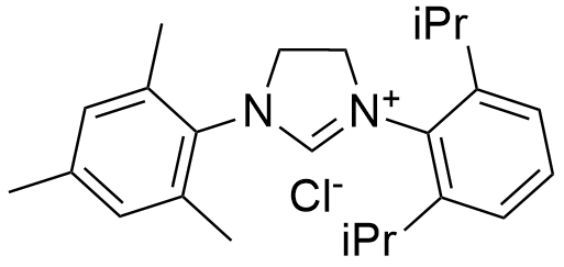 1-(2,6-二异丙基苯基)-3-(2,4,6-三甲苯基)-氯化咪唑啉鎓