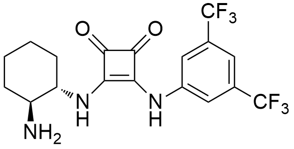 3-[(1S,2S)-2-氨基环己基氨基]-4-[3,5-双(三氟甲基)苯基氨基]环丁-3-烯-1,2-二酮