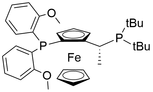 (R)-1-{(Sp)-2-[双[2-(甲氧基)苯基]膦]二茂铁基}乙基二叔丁基膦