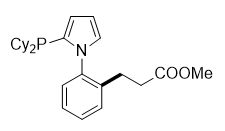 Methyl 3-(2-(2-(dicyclohexylphosphanyl)-1H-pyrrol-1-yl)phenyl)propanoate