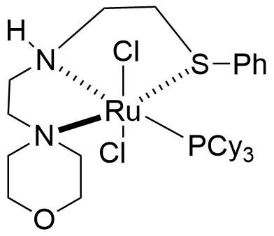 二氯[N-[2-(苯硫基-κS)乙基]-[4-吗啉乙胺-κNN1,κN1](三环己基膦)钌(II)