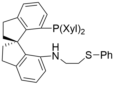(R)-(+)-7-[N-(2-苯硫基)乙基氨基]-7'-[双(3,5-二甲基苯基)膦基]-2,2',3,3'-四氢-1, 1'-螺胺烷