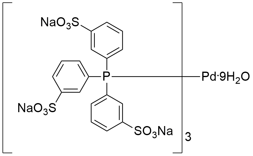 三(3,3′,3″-次膦基三(苯磺酸基)钯(0) 九钠盐 九水合物