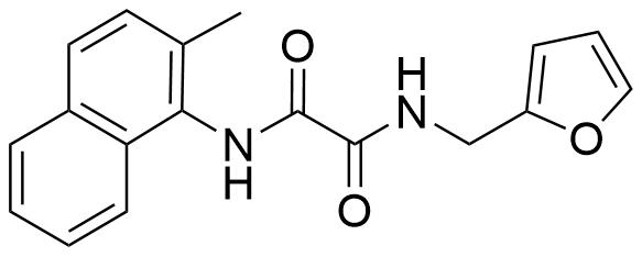 N1-(呋喃-2-基甲基)-N2-(2-甲基萘-1-基)草酰胺