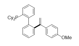 Dicyclohexyl(2'-(1-(4-methoxyphenyl)vinyl)-[1,1'-biphenyl]-2-yl)phosphane