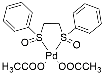 1,2-双(苯亚磺酰)乙基二乙酸钯(II)