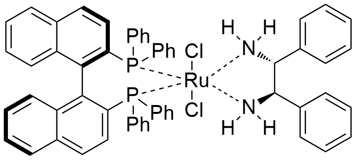 二氯[(R)-(+)-2,2'-双(二苯基膦)-1,1'-联萘基][(1R,2R)-(+)-1,2-二苯基乙二胺]钌(II)