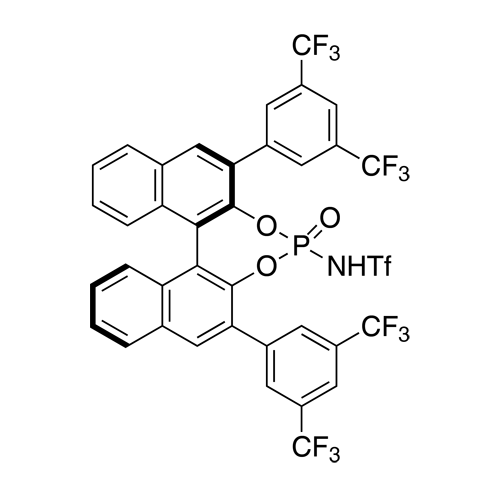N-​[(11bR)​-​2,​6-​Bis[3,​5-​bis(trifluoromethyl)​phenyl]​-​4-​oxido-dinaphtho[2,​1-​d:1',​2'-​f]​[1,​3,​2]​dioxaphosphepin-​4-​yl]​-​1,​1,​1-​trifluoromethanesulfonamide