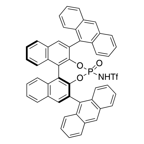 N-​[(11bS)​-​2,​6-​Di-​9-​anthracenyl-​4-​oxido-dinaphtho[2,​1-​d:1',​2'-​f]​[1,​3,​2]​dioxaphosphepin-​4-​yl]​-​1,​1,​1-​trifluoromethanesulfonamide