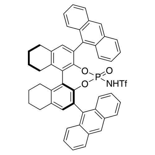 N-​[(11bS)​-​2,​6-​Di-​9-​anthracenyl-​8,​9,​10,​11,​12,​13,​14,​15-​octahydro-​8-​oxidodinaphtho[2,​1-​d:1',​2'-​f]​[1,​3,​2]​dioxaphosphepin-​4-​yl]​-​1,​1,​1-​trifluoromethanesulfonamide