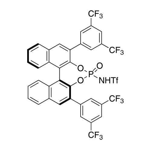 N-​[(11bS)​-​2,​6-​Bis[3,​5-​bis(trifluoromethyl)​phenyl]​-​4-​oxido-dinaphtho[2,​1-​d:1',​2'-​f]​[1,​3,​2]​dioxaphosphepin-​4-​yl]​-​1,​1,​1-​trifluoromethanesulfonamide