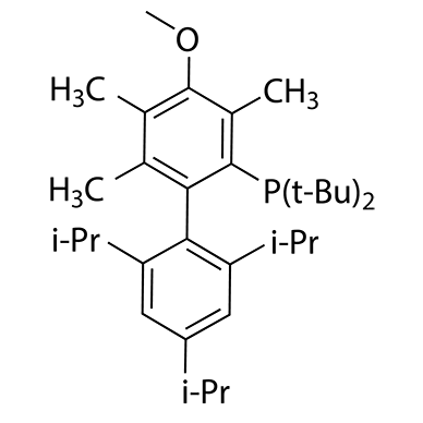 2-二叔丁基膦-4-甲氧基-3,5,6-三甲基-2',4',6'-三异丙基联苯[与异构体1:1混合,2-二-叔丁基膦-5-甲氧基-3,4,6-三甲基-2',4',6'-三异丙基联苯]