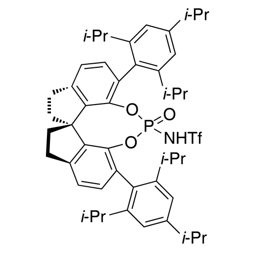 1,​1,​1-​Trifluoro-​N-​[(11aS)​-​10,​11,​12,​13-​tetrahydro-​5-​oxido-​3,​7-​bis(2,​4,​6-​trisisopropylphenyl)​diindeno[7,​1-​de:1',​7'-​fg]​[1,​3,​2]​dioxaphosphocin-​5-​yl]​methanesulfonamide