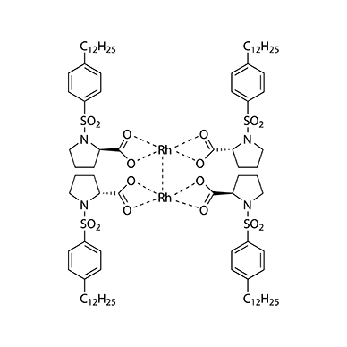 四[(R)-(+)-N-(对十二烷基苯磺酰基)脯氨酸]二铑(II)