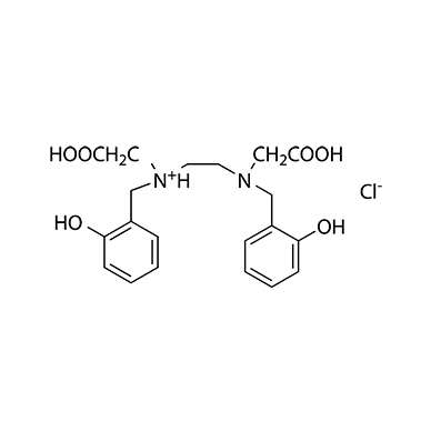 去羟基-N,N'-二（2-羟基苄基）乙二胺-N,N'-二乙酸盐酸盐(HBED)