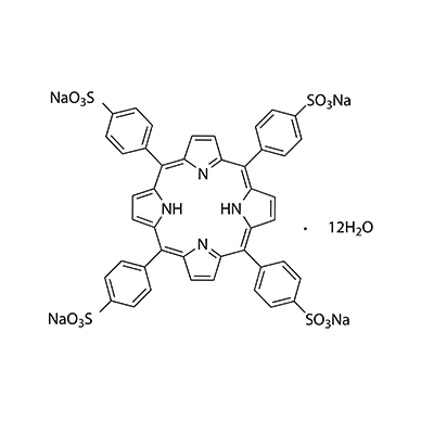 meso-四（4-磺基苯基）卟啉四钠盐十二水合物