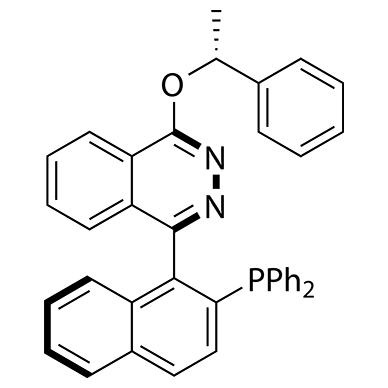 (R)-(+)-4-[2-(二苯基膦基)-1-萘基]-N-[(R)-1-苯基乙氧基]酞嗪
